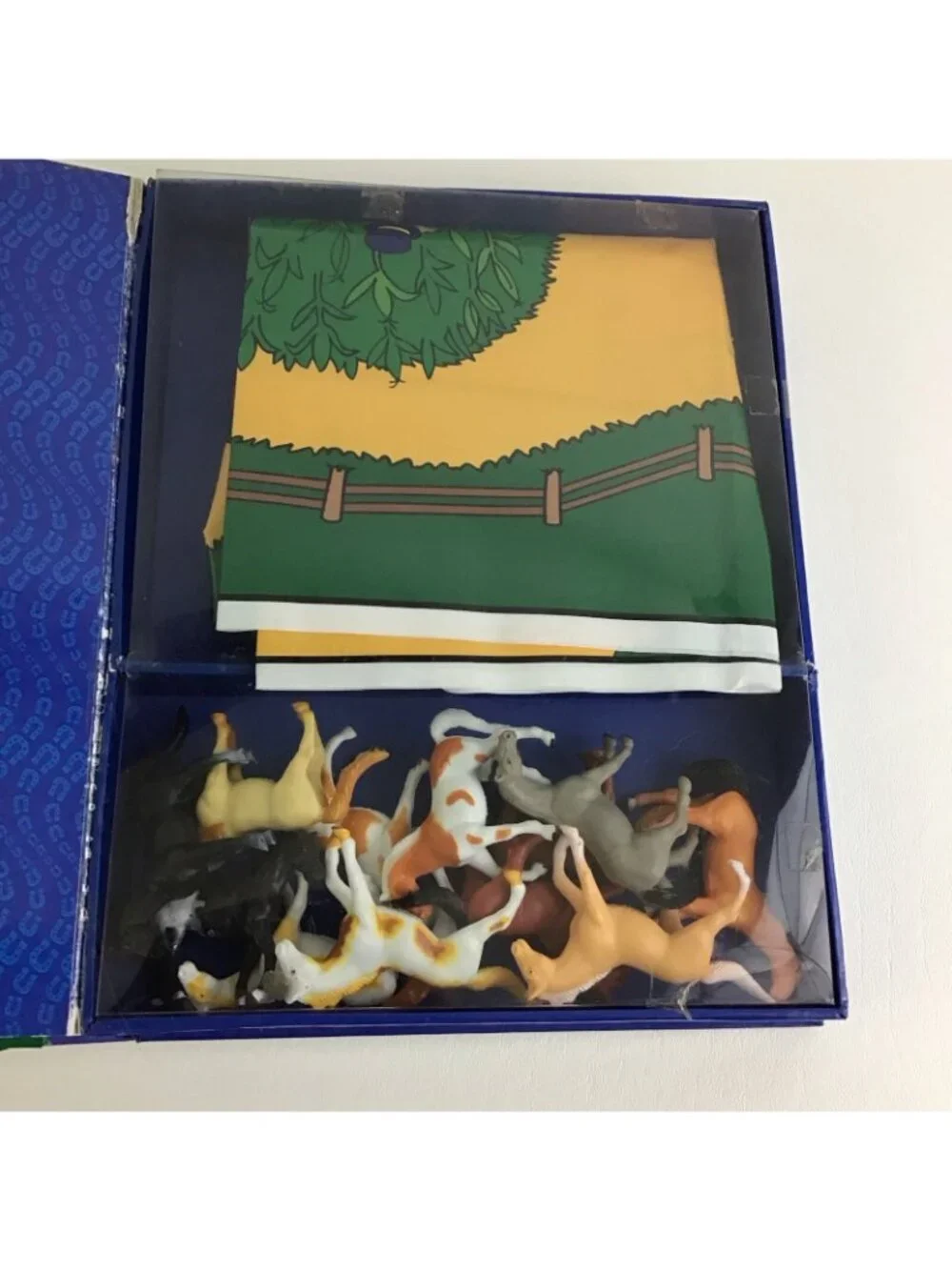 NEW My Busy Books Ponies At Play Storybook Figurines Playmat Phidal Vintage 2004